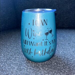 Karma Blue Wine Tumbler